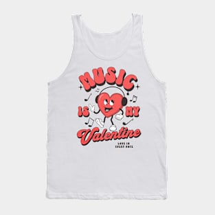 Music Is My Valentine Tank Top